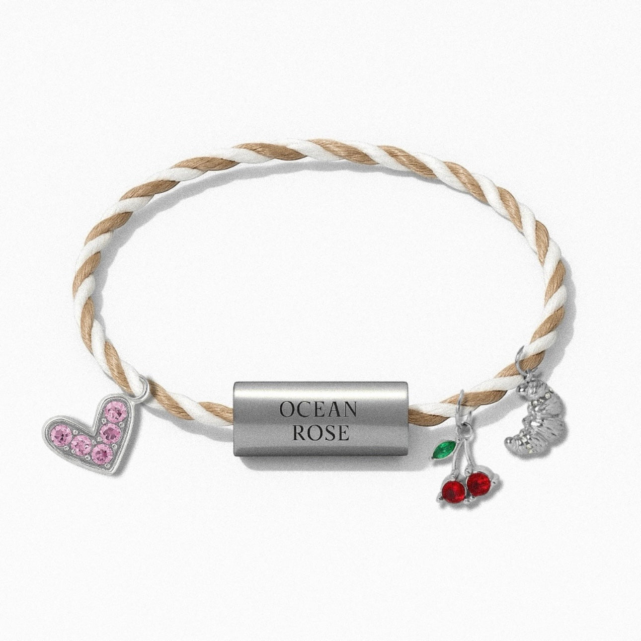 Silver/Cream/Charms