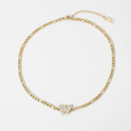 Butterfly Gold Necklace