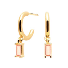 Load image into Gallery viewer, Rose Sansa Gold Earrings