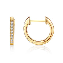 Load image into Gallery viewer, Mimi Gold Huggie Earrings
