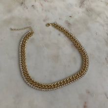 Load image into Gallery viewer, Sophia Tennis Gold Necklace