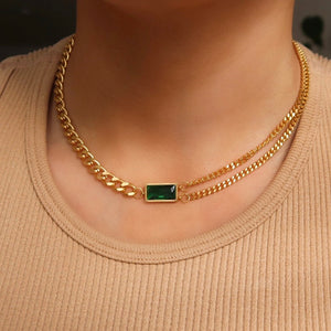 Emerald Choker Necklace