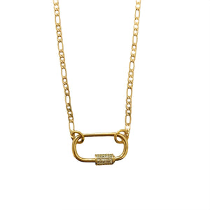 Mila Gold Clasp Dainty Necklace