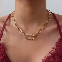 Load image into Gallery viewer, Gold Daydream Clasp Necklace