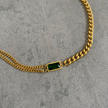 Load image into Gallery viewer, Emerald Choker Necklace