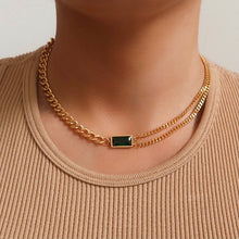 Load image into Gallery viewer, Emerald Choker Necklace