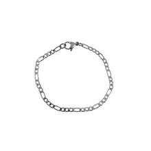 Load image into Gallery viewer, Silver Dainty Figaro Bracelet
