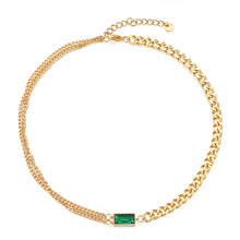 Load image into Gallery viewer, Emerald Choker Necklace