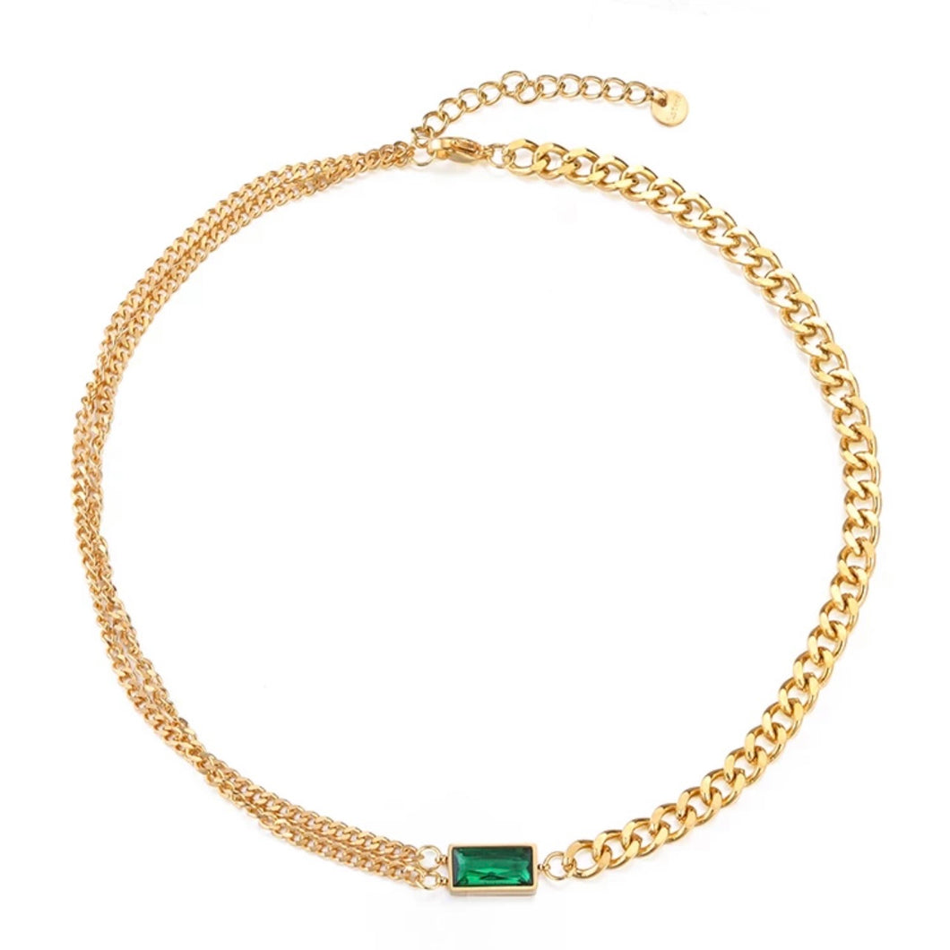 Emerald Choker Necklace