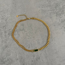 Load image into Gallery viewer, Emerald Choker Necklace