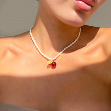 Load image into Gallery viewer, Cherry Pearl Choker