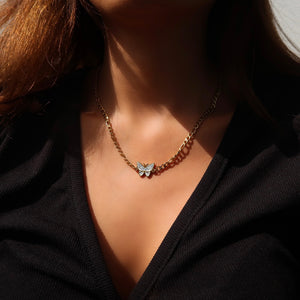 Butterfly Gold Necklace