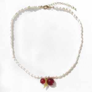Cherry Pearl Choker