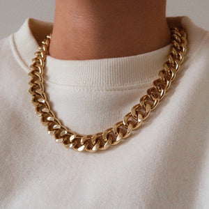 Aliya Gold Chunky Necklace