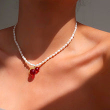 Load image into Gallery viewer, Cherry Pearl Choker