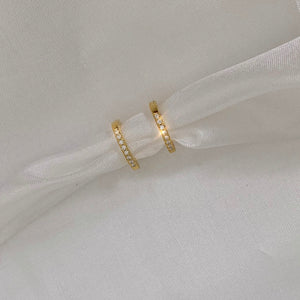 Mimi Gold Huggie Earrings