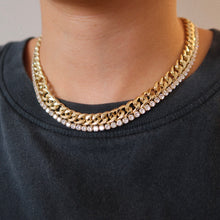 Load image into Gallery viewer, Sophia Tennis Gold Necklace