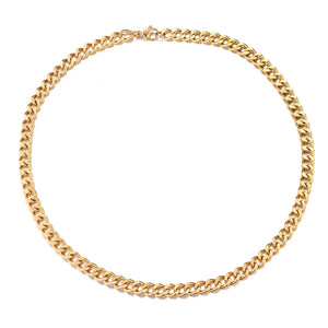 Ivy Gold Curb Chain Necklace