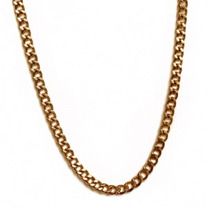 Ivy Gold Curb Chain Necklace