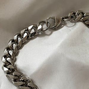 Layla Silver Chunky Necklace