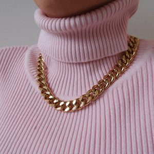 Aliya Gold Chunky Necklace