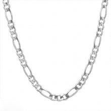 Load image into Gallery viewer, Cara Silver Figaro Necklace