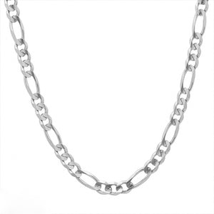 Cara Silver Figaro Necklace